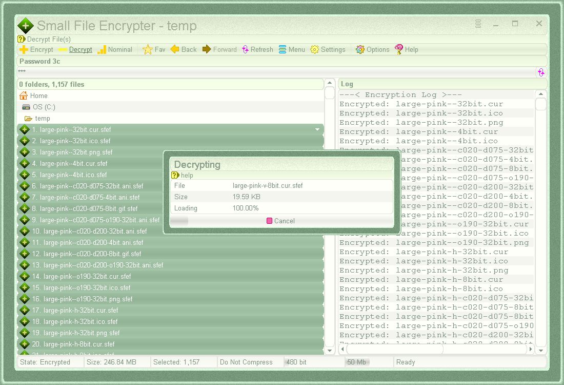 smallfileencrypter-screenshot2 (JPG image)